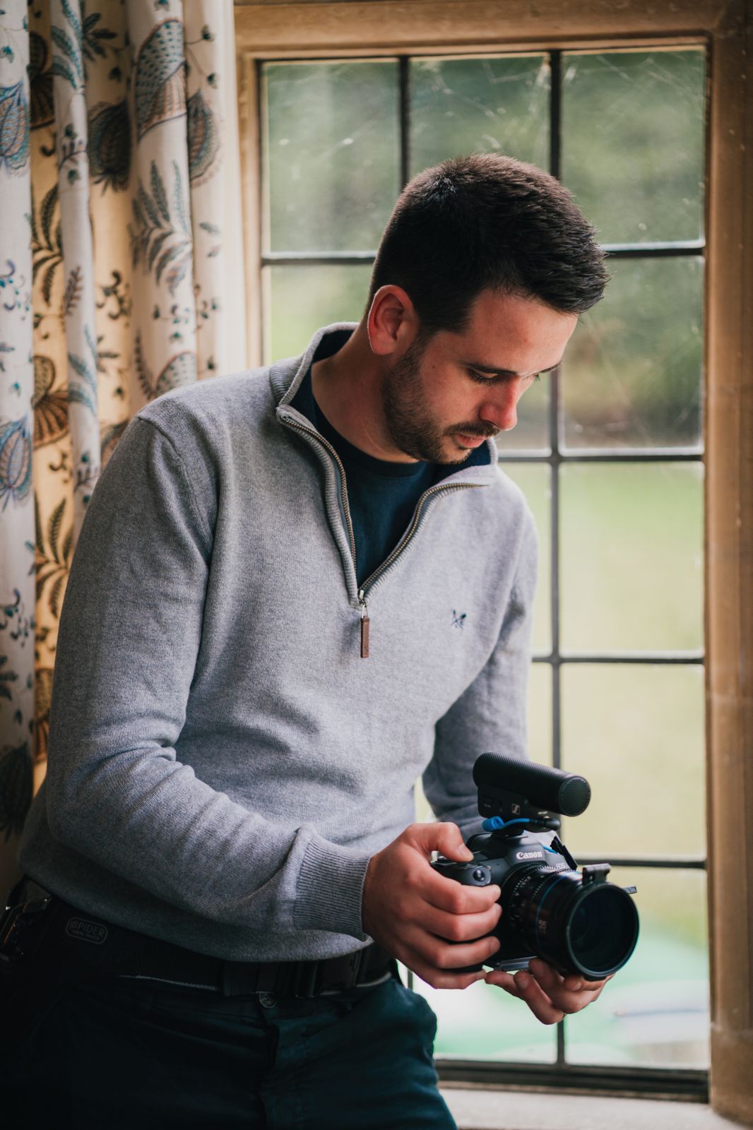 Somerset Wedding Videographer filming