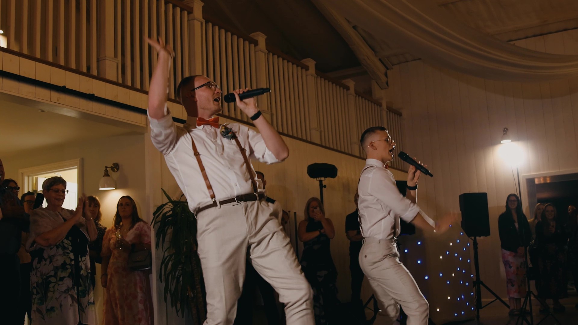 Cinematic wedding videography capturing the couple during their 1st dance