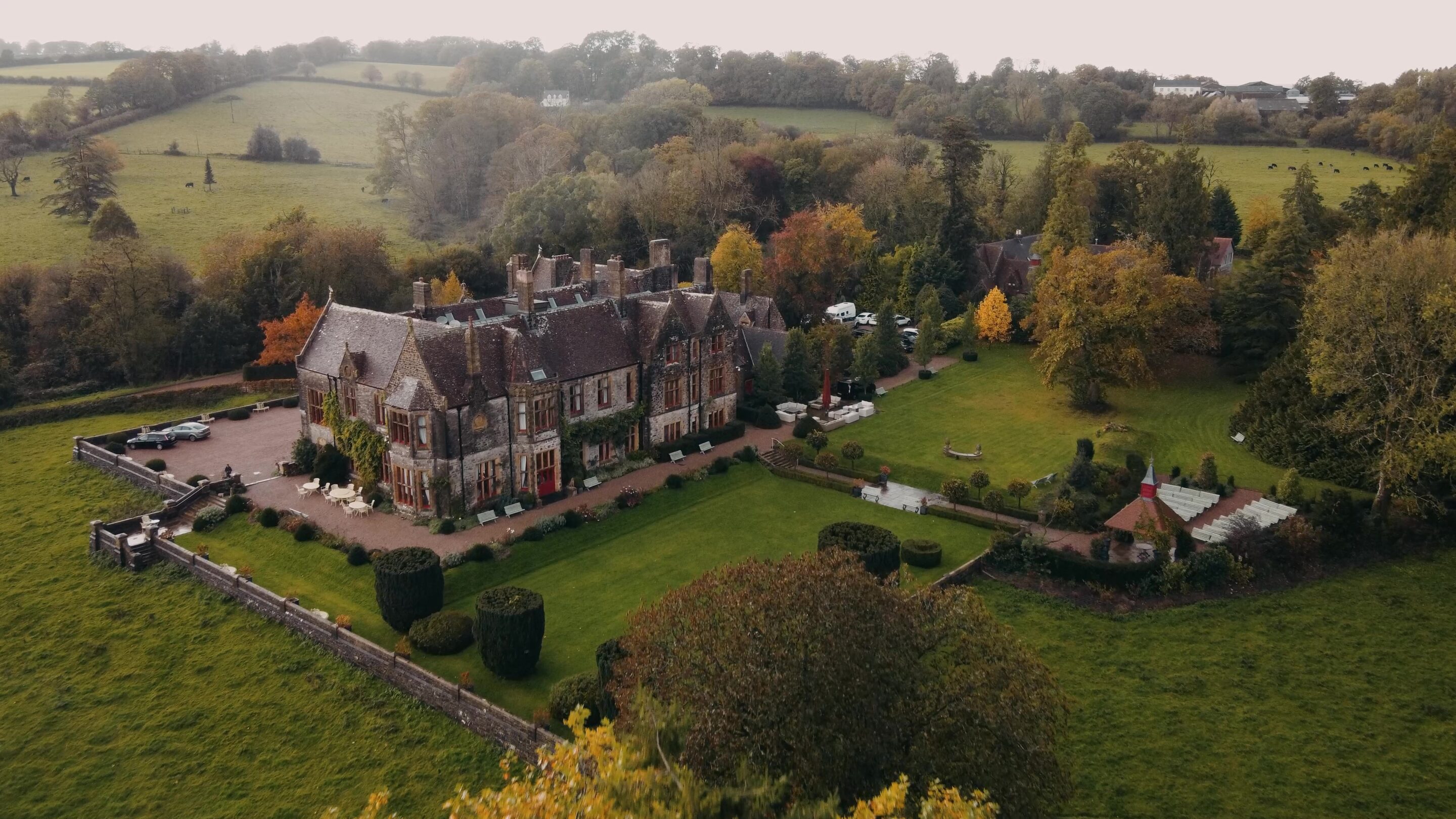 Beautiful manor house surrounded by rolling Devon countryside