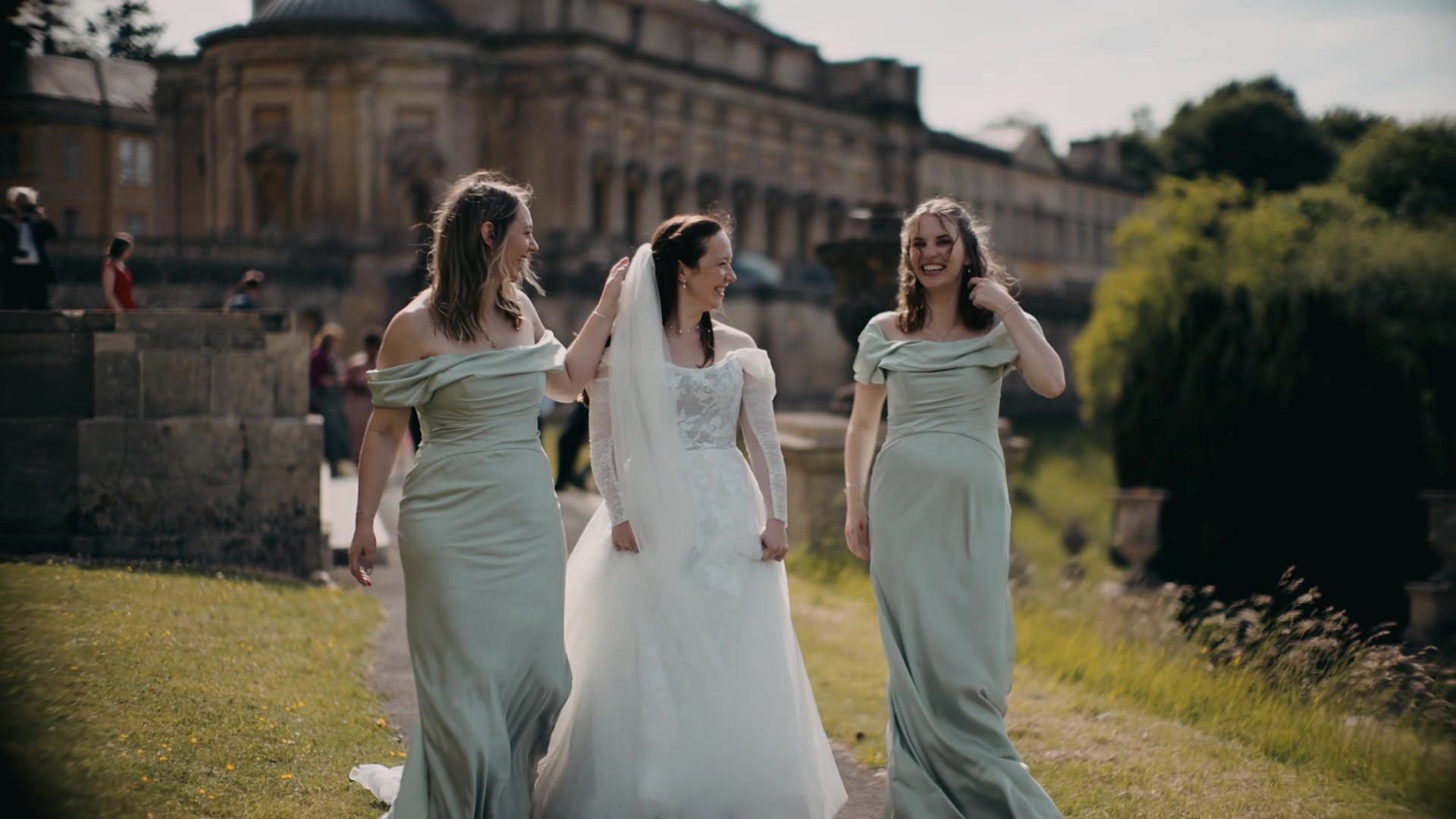 Natural documentary wedding videographer in Bath capturing candid moments