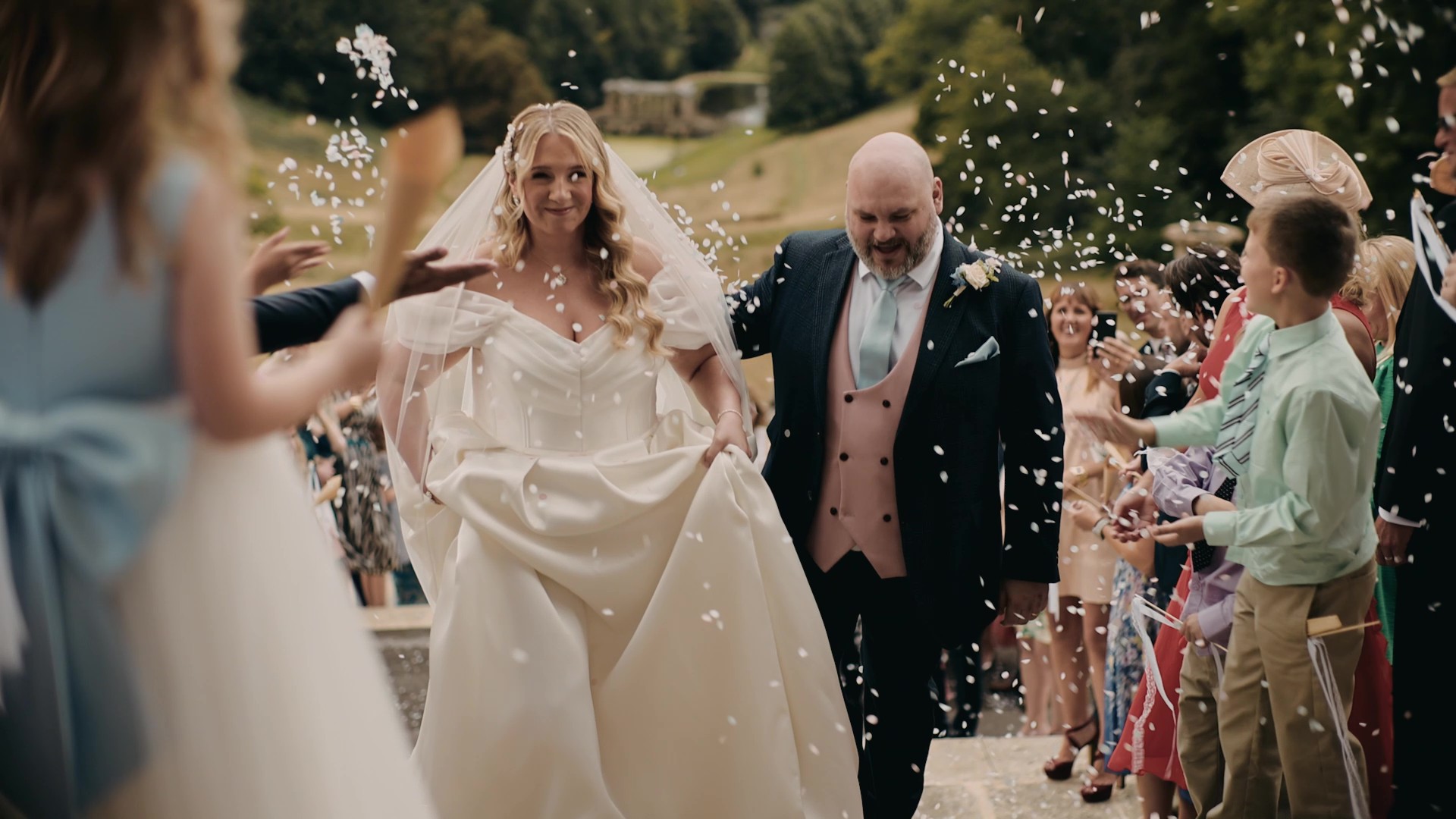 Cinematic wedding videography in Bath with romantic couple footage